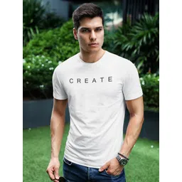 MORDEN MUSE Men Typography Printed Round Neck Cotton Slim Fit T-shirt-picture-27