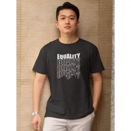 MORDEN MUSE Men Typography Printed Round Neck Pure Cotton T-shirt-picture-16