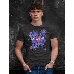 MORDEN MUSE Men Typography Printed Round Neck Pure Cotton T-shirt-picture-13