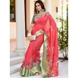 MORDEN MUSE Women Floral Saree-picture-15
