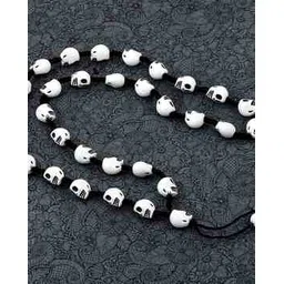 morir Men Kapala Narmund Khopdi Chain & Skull Charm Bracelet Set-picture-20