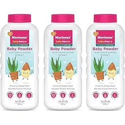 Morisons Baby Dreams Baby Powder 100 gm (Pack of 3)-picture-24