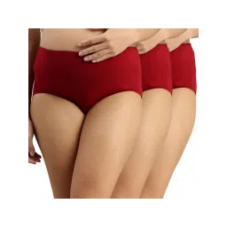 Morph Maternity Pack Of 3 Maternity Hygiene Panties - Maroon-picture-29