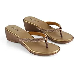 mosac Fashion Casual Heel Sandals Solid Comfortable Wedding Sandals For Womens & Girls…-picture-10