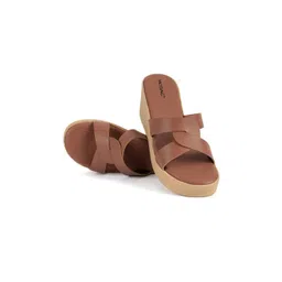 MOSAC Women Solid Open Back Platform Sandals image 5