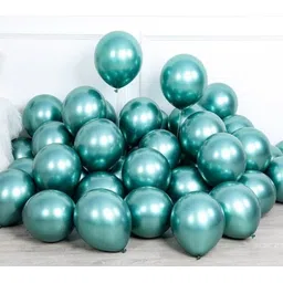mosclue Solid Hd/Metallic 200 Green Balloon For Kids/Jungle Theme/ Party/Birthday Decorations Balloon-picture-20