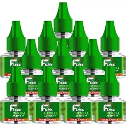 Mosquito Furr Active++ Liquid Vapouriser Double PowerMosquito Repellent Vaporiser Refill Completely Herbal No Kerosene Oil Poison Free Non- Toxic Chemical-Free (Pack 12) 45ml-picture-22