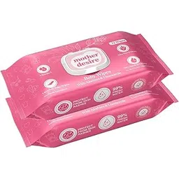 Mother Desire Baby Wet Wipes With 99% Pure Water, Aloevera, Vit E & Chamomile | Rash Free, pH Balanced, Alcohol & Paraben Free Soft Cleansing Wet Tissue With Lid | 72 Wipes Each, Pack Of 2-picture-16