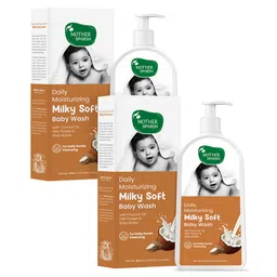 mother sparsh baby Mother Sparsh Daily Moisturizing Milky Soft Baby Wash - 400 ml (Pack Of 2)-picture-23