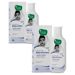 mother sparsh baby Mother Sparsh Natural Care Baby Body Lotion - 200 ml & Natural Care Baby Shampoo - 200 ml-picture-23