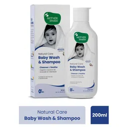 mother sparsh baby Mother Sparsh Natural Care Baby Wash & Shampoo | Baby Head to Toe Wash | Tear Free Formula With Organic Coconut Oil, Calendula & Avocado | Suitable for Newborn Sensitive Skin - 200 ml-picture-26
