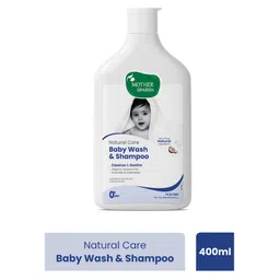 mother sparsh baby Mother Sparsh Natural Care Baby Wash & Shampoo | Baby Head to Toe Wash | Tear Free Formula With Organic Coconut Oil, Calendula & Avocado | Suitable for Newborn Sensitive Skin - 400 ml-picture-29