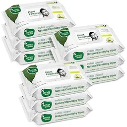 Mother Sparsh Natural Care Baby Wipes 60 Pcs (Pack of 9) I 100% Plant Made Fabric From Forest Land | Fresh+Cleanse (with Cucumber) Plant Powered Wet Wipes For Baby I Cotton Cloth Like Bigger Sheets-picture-41