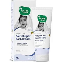 Mother Sparsh Natural Care Baby Diaper Rash Cream-50g | Diaper Rash Cream for Babies with Chamomile, Shea Butter & Zinc Oxide | Protects & Soothes Newborn Sensitive Skin-picture-11