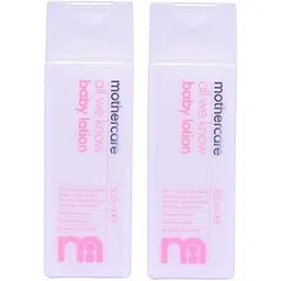 Mothercare All We Know Baby Lotion E 0M+ (300ml, Pack of 2)-picture-32