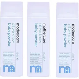 Mothercare All We Know Baby Powder 150g (Combo Pack Of 3 Pcs)-picture-36