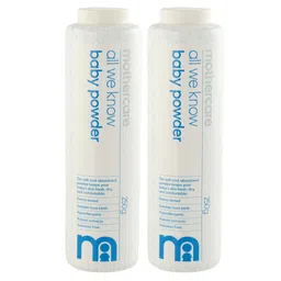 mothercare baby Mothercare All We Know Baby Powder - 250 gm (Pack of 2)-picture-17