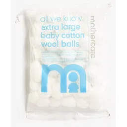 mothercare baby Mothercare All We Know Cotton Wool Balls White - 60 Pieces-picture-12