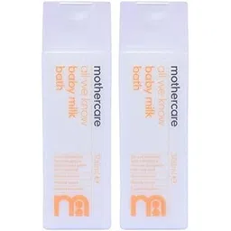 Mothercare All We Know Baby Milky Bath Cream(300ml, Pack of 2)-picture-35