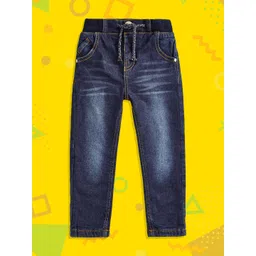 mothercare Boys Blue Heavy Fade Stretchable Jeans-picture-51