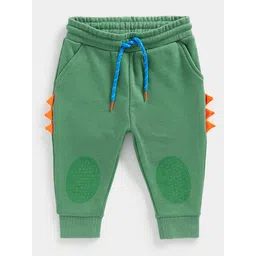 mothercare Boys Geometric Print Mid-Rise Pure Cotton Joggers With 3-D Applique Detail-picture-31
