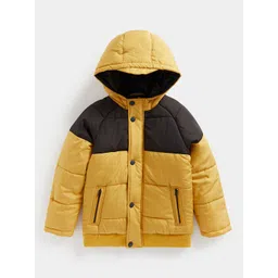 mothercare Boys Hooded Colourblocked Bomber Jacket-picture-50