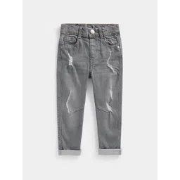 mothercare Boys Mildly Distressed Mid-Rise Jeans-picture-25