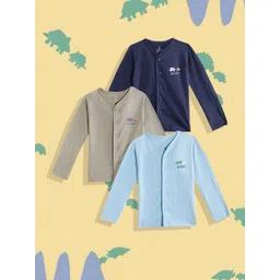 mothercare Boys Pack Of 3 Pure Cotton Jhablas-picture-25