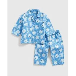 mothercare Boys Printed Shirt & Pyjamas Set-picture-14