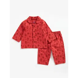 mothercare Boys Red Printed Night suit-picture-34