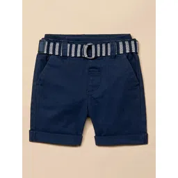 mothercare Boys Regular Fit Mid-Rise Pure Cotton Casual Shorts-picture-15