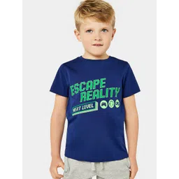 mothercare Boys Typography Printed Pure Cotton T-shirt-picture-39