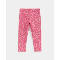 mothercare Floral Print Leggings with Elasticated Waist-picture-13