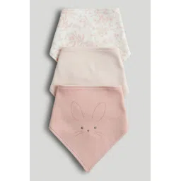 mothercare Girls Fern Forest Bibs, One Size (Pack of 3)-picture-13