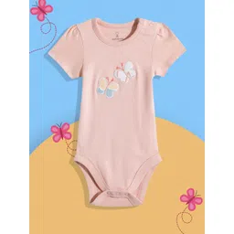 mothercare Girls Floral Embroidered Pure Cotton Bodysuit-picture-40