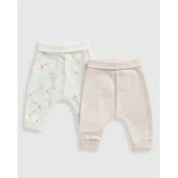 mothercare Girls Pack of 2 Printed Cotton Joggers-picture-16