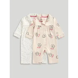 mothercare Girls Pack of 2 Printed Sleepsuit-picture-21