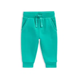 mothercare Infant Boys Green Solid Joggers-picture-54