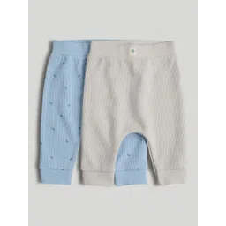 mothercare Infant Boys Pack Of 2 Mid Rise Ankle -Length Leggings-picture-35