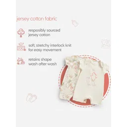mothercare Infant Boys Pack Of 2 Printed Pure Cotton Rompers image 5
