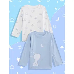 mothercare Infant Boys Pack of 2 Printed Pure Cotton T-shirt-picture-16