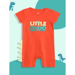 mothercare Infant Boys Typography Applique Pure Cotton Rompers-picture-51