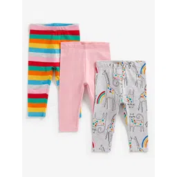 mothercare Infant Girl Pack of 3 Leggings-picture-50