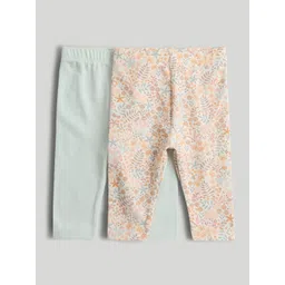 mothercare Infant Girls Pack Of 2 Classic Wild Daisy Printed Leggings-picture-24