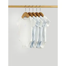 Mothercare Infants Boys Pack Of 5 Printed Pure Cotton Bodysuit-picture-45