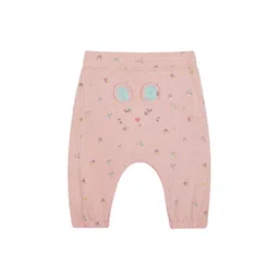 mothercare Infants Kids Mid Rise Floral Printed Cotton Joggers-picture-29