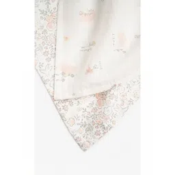 mothercare Infants Pack Of 2 Printed Pure Cotton Flutterby Muslins-picture-27