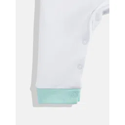 mothercare Infants Pack of 2 Printed Pure Cotton Rompers image 2