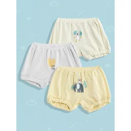 mothercare Infants Pack of 3 Printed Cotton Shorts-picture-19