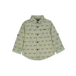 Mothercare Kids Green Printed Full Sleeves Shirt-picture-30